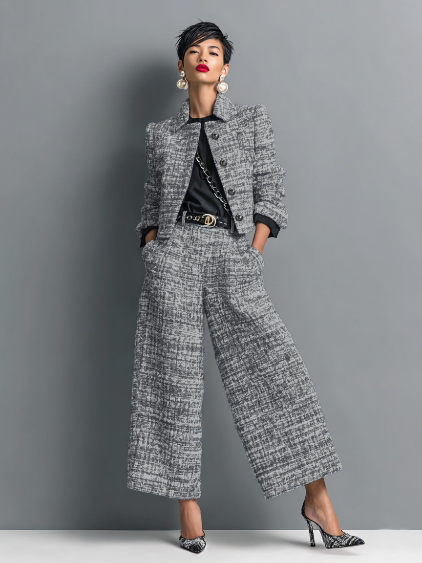 MAURA - Completo donna chic in due pezzi