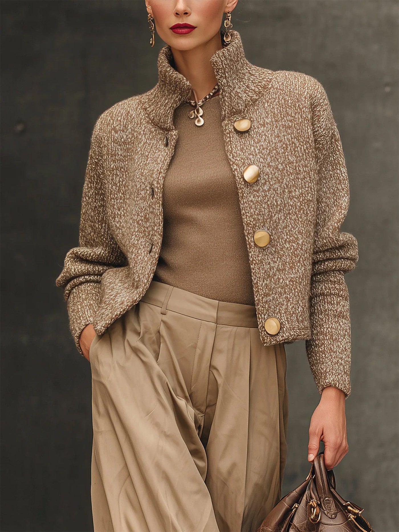 BARBARA - Blazer in maglia elegante