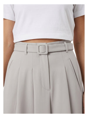 BEATRICE - Pantalone donna color perla