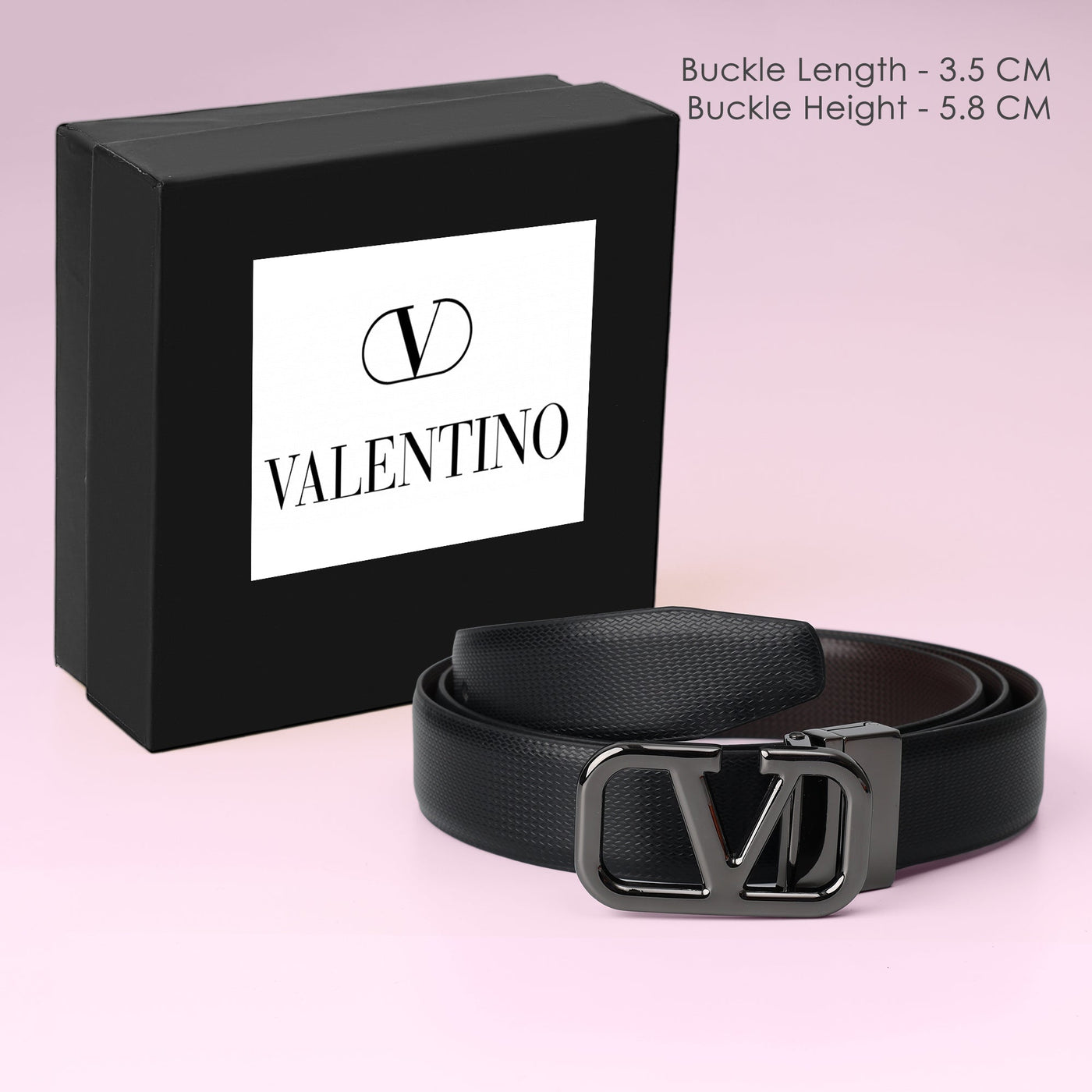 VALENTINA - Cintura con logo V in variante colorata