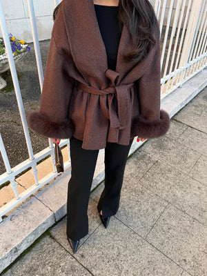 BERTIOLO - CAPPOTTO ELEGANTE IN VELLUTO SU MISURA