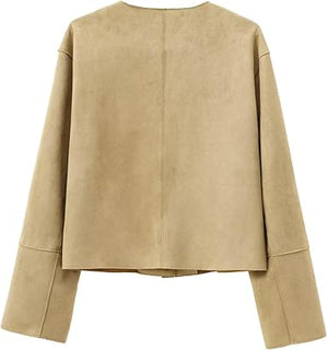VARSI - Giacca cropped elegante con bottoni