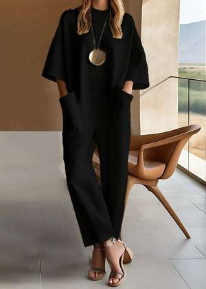 MAYA - Elegante tutina corta da donna a maniche corte