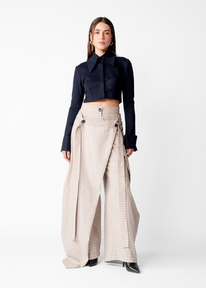 KATIA - Pantaloni eleganti in tessuto leggero