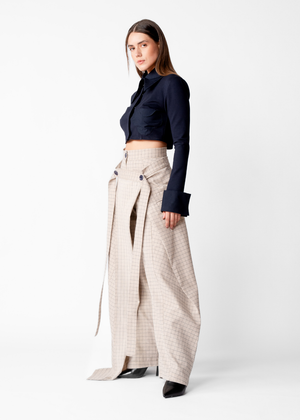 KATIA - Pantaloni eleganti in tessuto leggero