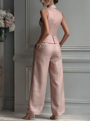 SAMANTHA - Completo donna 2 pezzi in rosa, blu o grigio