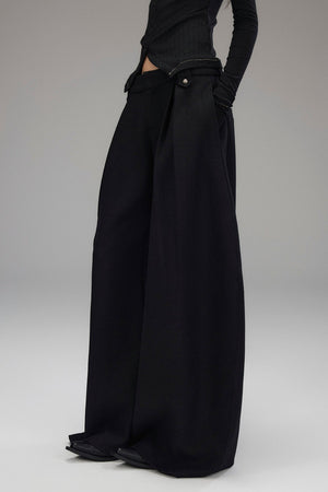CLEO - Pantaloni sartoriali wide-leg