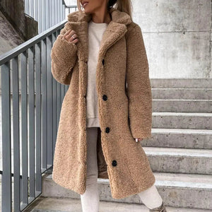 ORTOVERO - Cappotto lungo con fodera morbida e calda