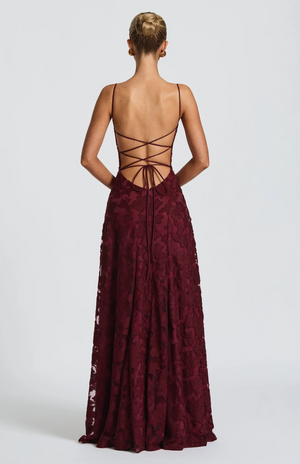 BEATRICE - Abito Maxi in Pizzo