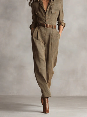 RENZA - Jumpsuit Sartoriale Elegante