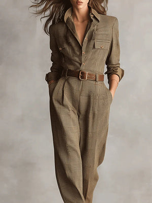 RENZA - Jumpsuit Sartoriale Elegante
