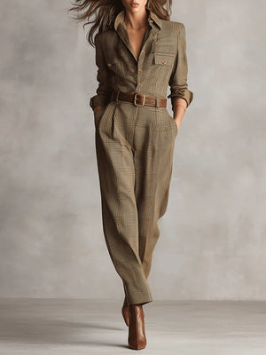 RENZA - Jumpsuit Sartoriale Elegante