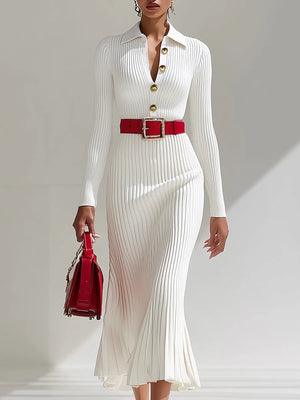 ROSAMARIA - Abito Elegante dalla Raffinata Lavorazione