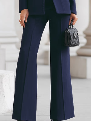 SIDONIA - Completo Blazer con Collo Alto e Gonna Plissettata