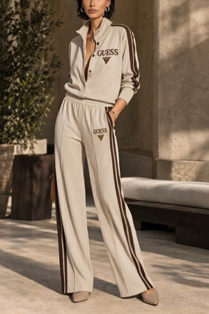 Guess TEST 10LOGOS Coordinato • Jersey morbido • Bande laterali nere — Anna — SHOT 1