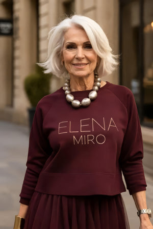 Vestito • Tessuto leggero con tulle • Gonna plissettata trasparente e taglio morbido — Cunegonda — foto 2