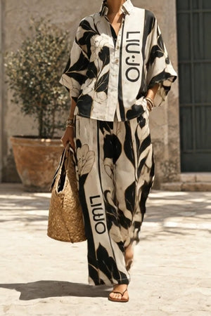 Coordinato • Stampa astratta a blocchi — Cleopatra — SHOT 2