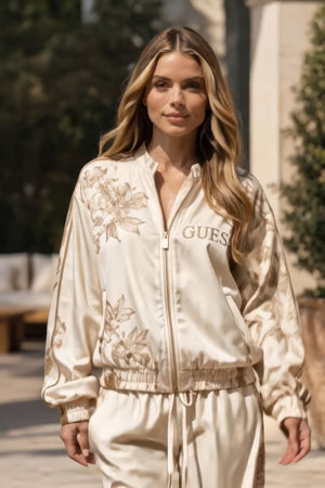 Guess Logos Coordinato • Tessuto leggero e fluido • Zip frontale e bordi elasticizzati — Luana — foto 4
